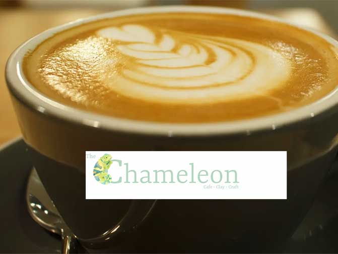 chameleon cafe coffee